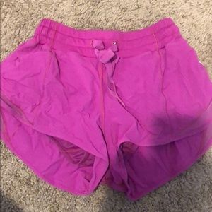 Lulu Lemon Pink Shorts